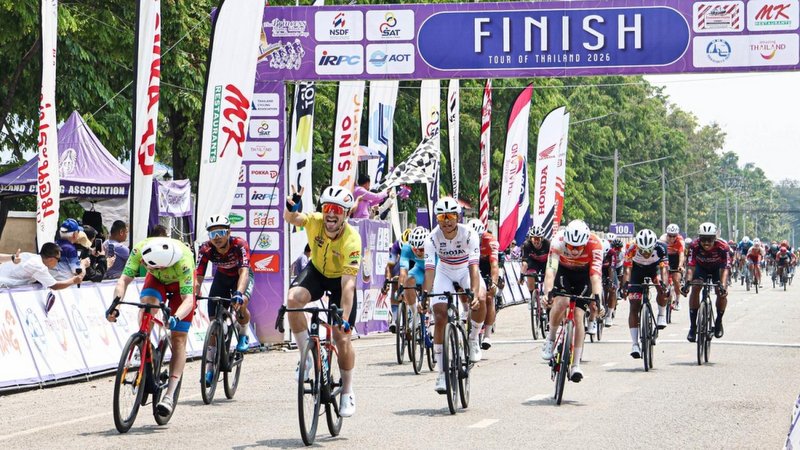 Barbier retains Tour of Thailand lead after late burst