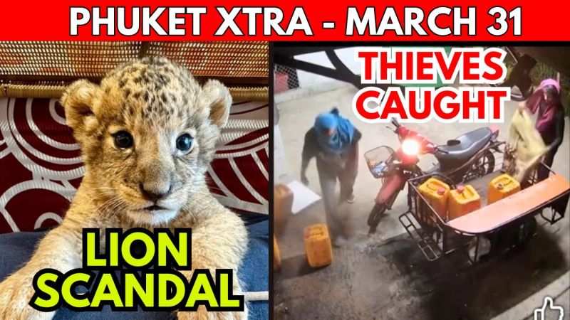 PHUKET XTRA: VIDEO: Lion Cafe Fights Back, Chalong Thieves Arrested, Digital Crackdown || March 31