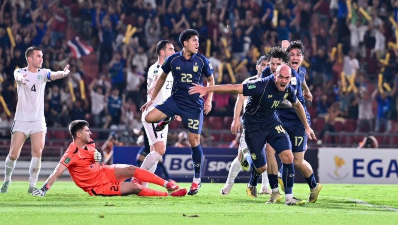 Thais strike late, seal Asian Cup spot