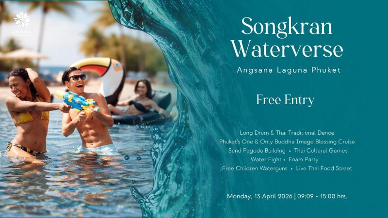 Songkran Waterverse at Angsana Laguna Phuket