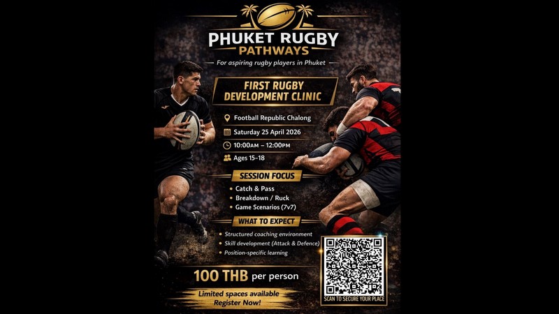 Phuket to launch youth rugby development course