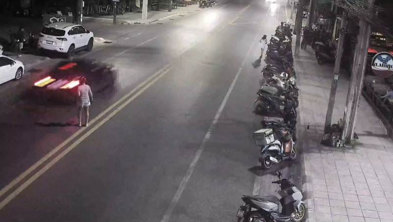 Pedestrian killed, struck by speeding BMW near Chalong Circle