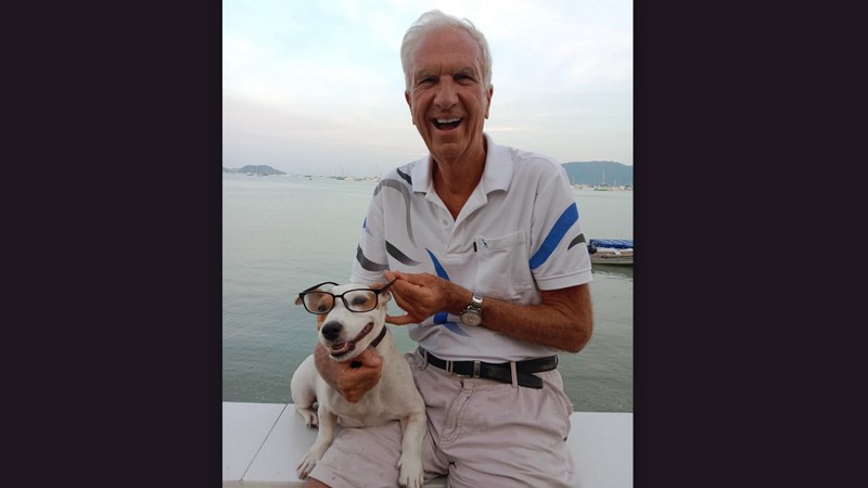 Baz and Basil exploring the Andaman together. Photo: Baz Daniel