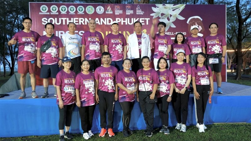 Phuket hosts run to mark International Nurses Day