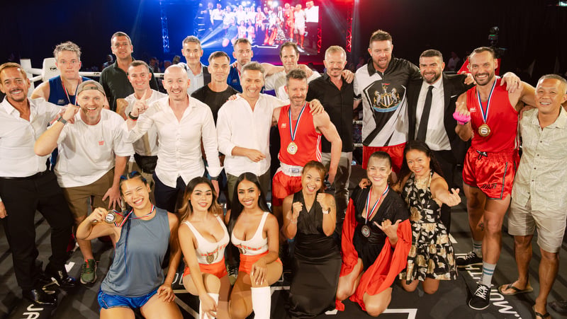 Phuket White Collar Boxing Smashes Target