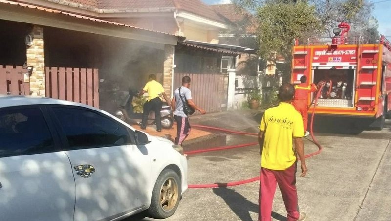 Two injured in Koh Kaew house fire
