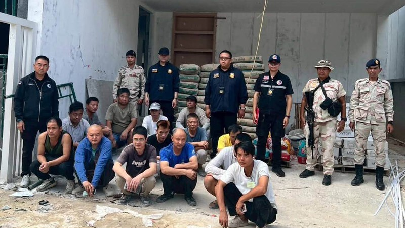 22 foreign workers detained at Chalong construction site