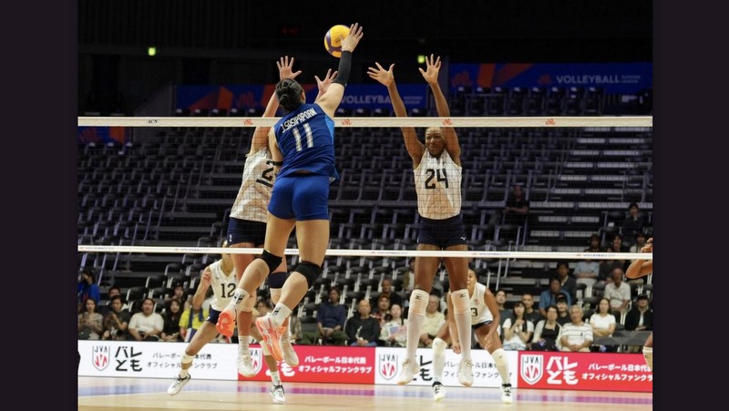 Thailand swept aside by US in VNL opener