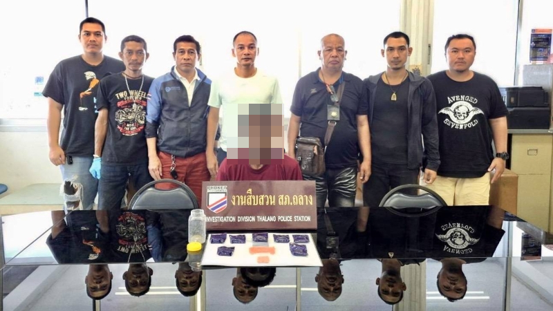 Thalang Police seize 1,699 meth pills in Pa Khlok drug arrest