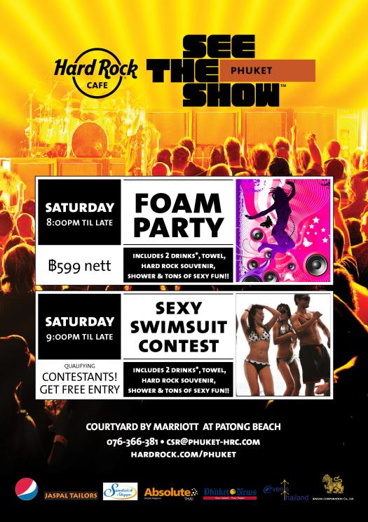 PHUKET'S SEXIEST FOAM PARTY!!!