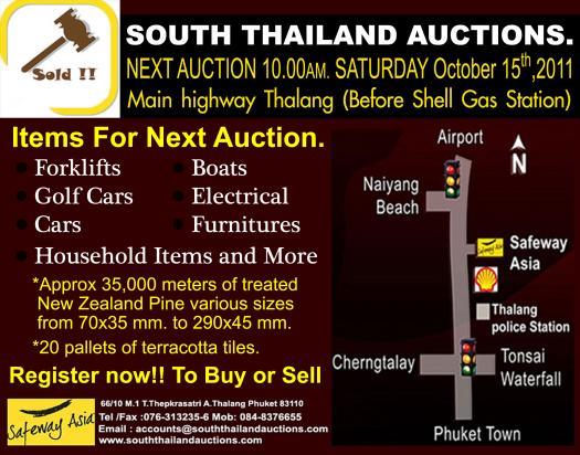 South Thailand Auctions