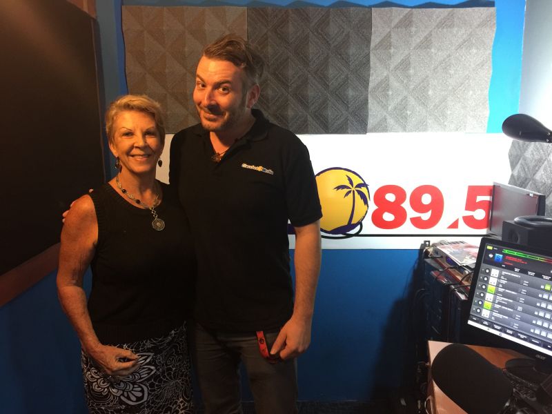Sue Ultmann from the 'Baan Rim Pa' group on 'DRIVE' with Jason Wilder