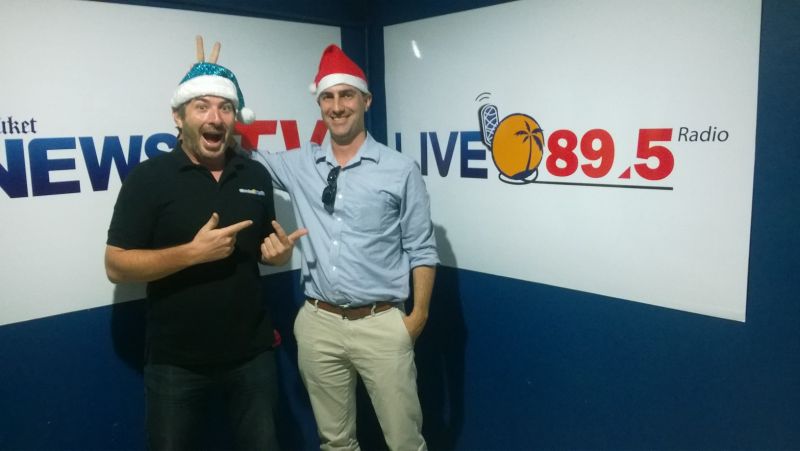 Simon Osteimer talking about the BISP PTA Xmas Fair