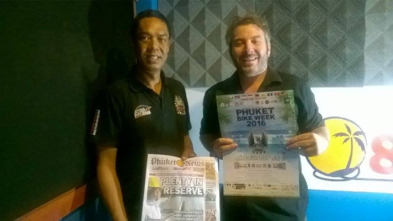 Leader of the pack 'Khun Sumon' Revving up 'PHUKET BIKE WEEK 2016 'ASEAN RIDE TOGETHER'