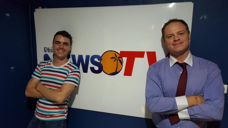 Mike Davidson from KIS chatting on Good Morning Phuket about the big event coming up very soon