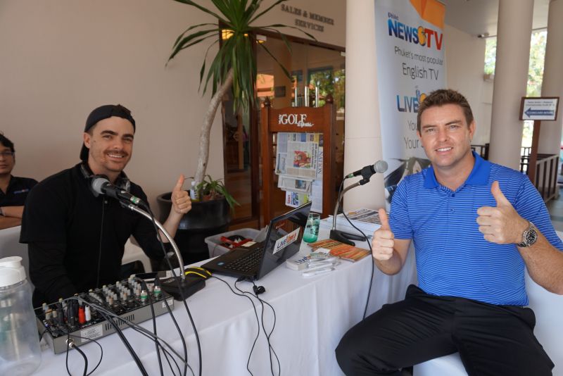 Good Morning Phuket with Chris  went OB at Laguna Golf Phuket for the Faldo Series Thailand South 2016 championship : chatting with Paul Wilson