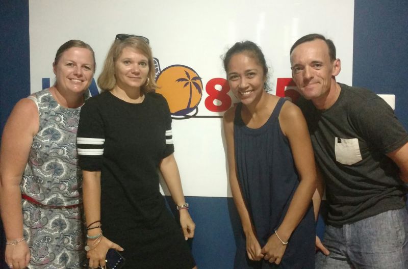 Donna chatting with the team from UWCT for the event coming very soon