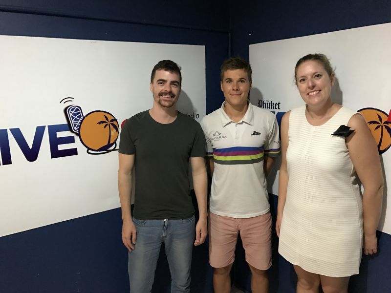 Good Morning Phuket-Chris Interview with< Tom , Marianna> Foremost Ironkids <Thanyapura>