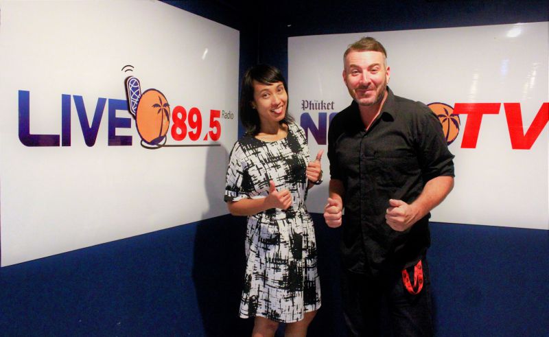 02-3-2017 Drive On Live JASON WILDER  Radio interview with KHUN NATE From Canel Village LAGUNA PHUKET
