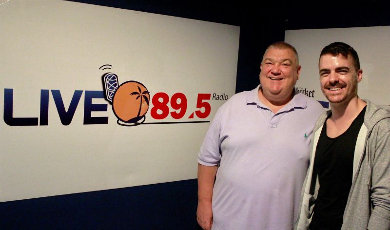 19-4-2017 (Live 89.5 FM) Good morning Phuket DJ-Chris live interview with Ian Phillips From Phuket Loves You Foundation