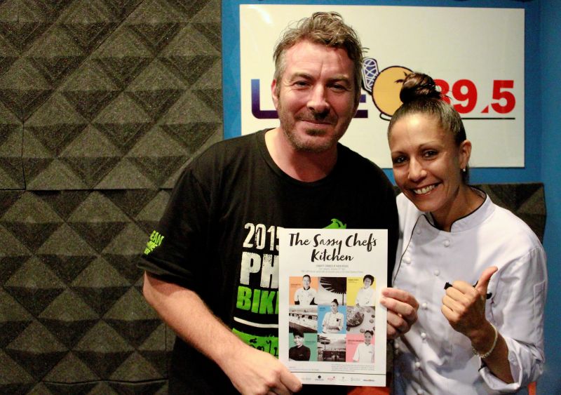19-4-2017 (LIVE 89.5 FM) Drive On Live JASON WILDER RADIO INTERVIEW WITH EXECUTIVE CHEF FROM KATA ROCKS LAIA PONS & DONNA TOONZ