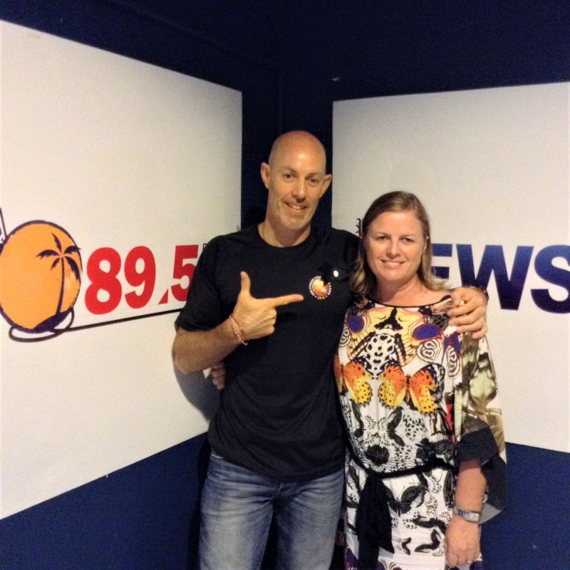 18-05-2017 ( LIVE 89.5 FM - LUNCH ON LIVE - DJ DONNA TOOZ ) RADIO INTERVIEW WITH - HAYDEN FROM  RPM HEALTHCLUB -