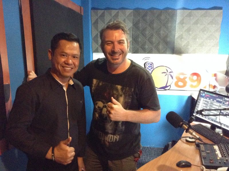 RUN TO GIVE 2017 - KHUN MAX from LE MERIDIEN - LIVE 89.5 - DRIVE ON LIVE with JASON WILDER - 05.09.2017