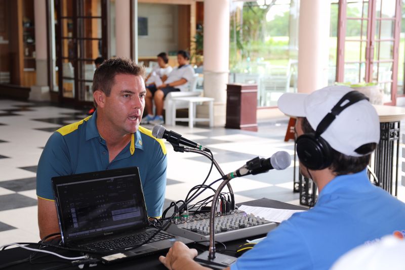 OUTSIDE BROADCAST in LAGUNA GOLF 2017 with PAUL  - on  'LIVE 89.5 FM- GOOD MORNING PHUKET' with DJ CHRIS 29-09-2017