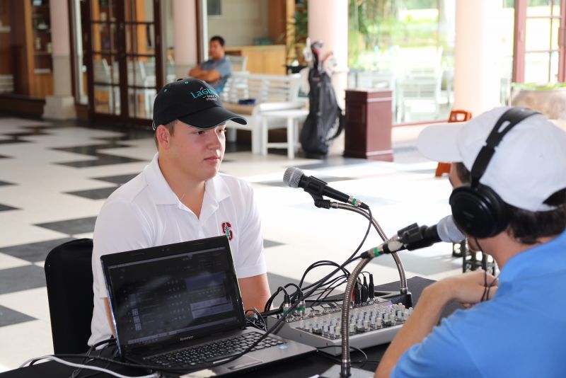 OUTSIDE BROADCAST in LAGUNA GOLF 2017 with CALLEN - on  'LIVE 89.5 FM- GOOD MORNING PHUKET' with DJ CHRIS 29-09-2017
