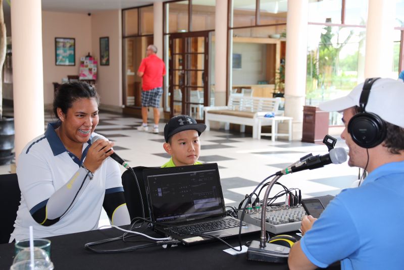 OUTSIDE BROADCAST in LAGUNA GOLF 2017 with ANDY & BOSSHY YOUNGER GOFT - on  'LIVE 89.5 FM- GOOD MORNING PHUKET' with DJ CHRIS 29-09-2017