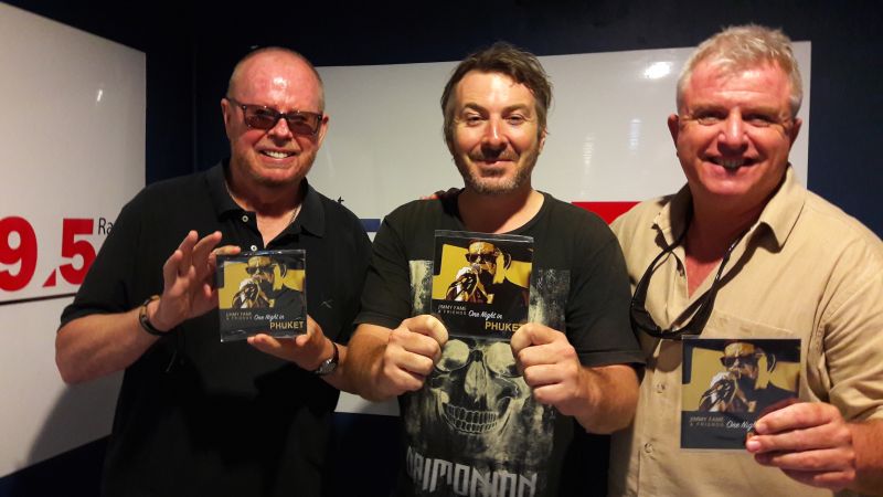 ONE NIGHT IN PHUKET - JIMMY FAME & RICHARD JONES on 'LIVE 89.5 FM - DRIVE ON LIVE with JASON WILDER
