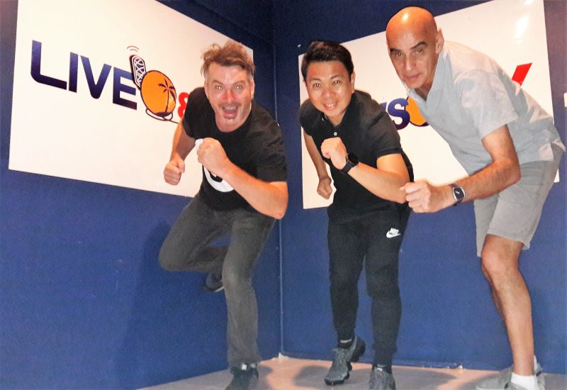 PHUKETHON 2017 - K. POM - on 'LIVE 89.5 FM - DRIVE ON LIVE' with JASON WILDER - 7.12.2017