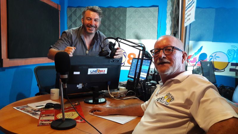 'THE PHUKET RENDEZVOUS' - ANDY DOWDEN on 'LIVE 89.5 - DRIVE ON LIVE' with JASON WILDER - 26.12.2017