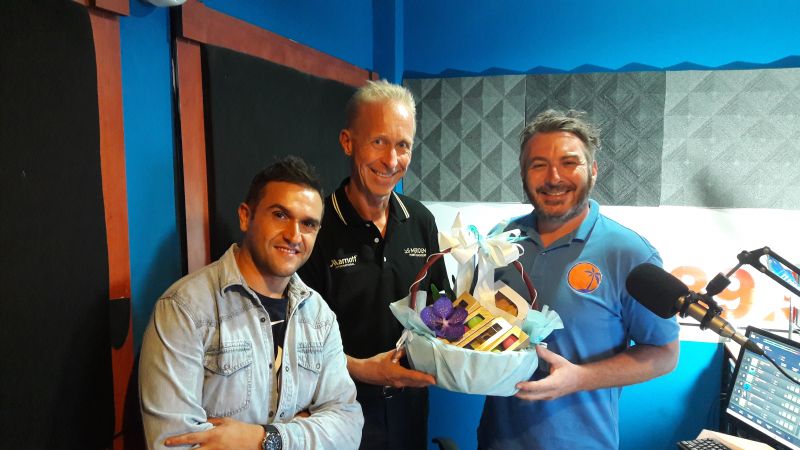 LE MERIDIEN PHUKET BEACH RESORT - A STELLAR DINING EXPERIENCE - CHEF HANS & CHEF JACOPO - on 'LIVE 89.5 - DRIVE ON LIVE' with JASON WILDER - 18.01.2018