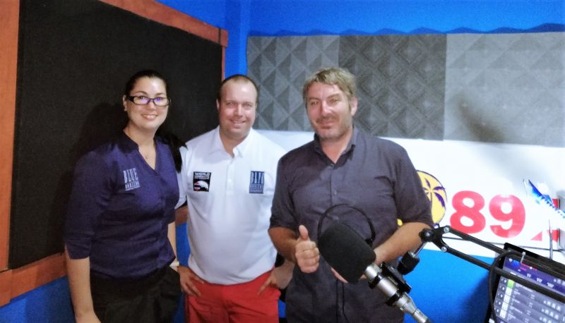 'THE BLUE HORIZON WCGC THAILAND 2018' - 'CHRIS WATSON & SALLY ANNE CASTLE' - on 'DRIVE on LIVE 89.5' - with JASON WILDER - 13.02.2018