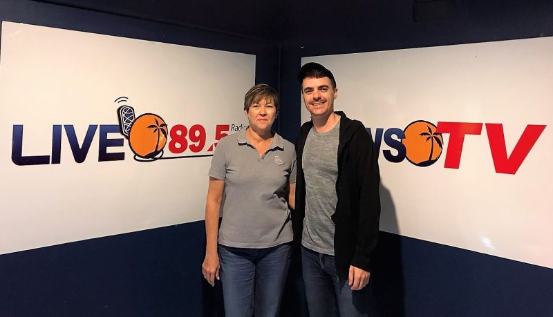 'MONTAZURE'   FIONA - on 'LIVE 89.5 FM GOOD MORNING PHUKET ' with CHRIS HOWSON - 15.02.2018