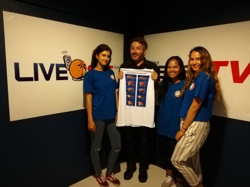 QSI - MAI KHAO TURTLE FOUNDATION -TURTLE RELEASE - MARCH 10th - DARIA - TAN & CEE - DRIVE ON LIVE - 89.5 FM - with JASON WILDER - 05.03.2018