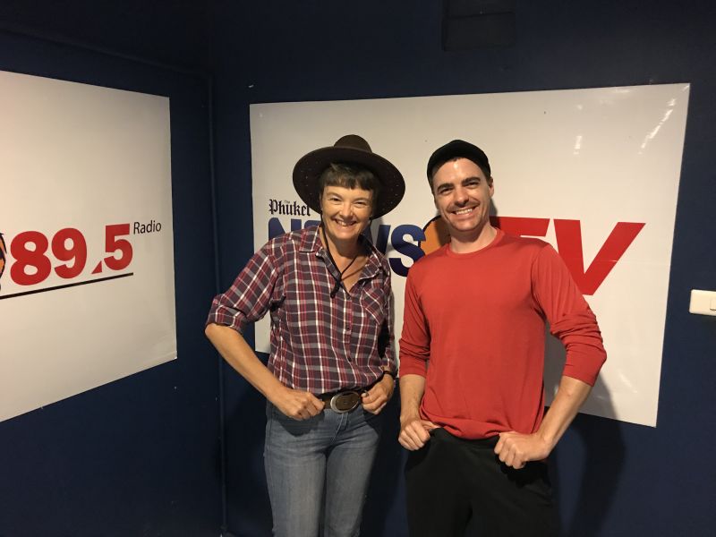 Paulette Wilkinson - BISP Oklahoma - on 'LIVE 89.5 FM GOOD MORNING PHUKET ' with CHRIS HOWSON - 27.03.2018