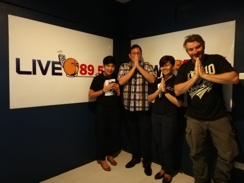 SONGKRAN THAI DINNER BUFFET - MARRIOTT RESORT PHUKET,  NAIYANG BEACH - K.PUI, CHEF BASTIAN & K.KAI - on 'DRIVE ON LIVE 89.5 FM' - with JASON WILDER - 10.4.2018