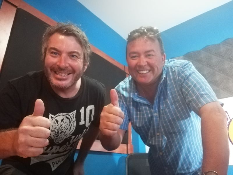 PHUKET OILFIELD CLASSIC 2018 - MARK CAMERON - on 'DRIVE ON LIVE 89.5 FM' -with JASON WILDER - 10.4.2018