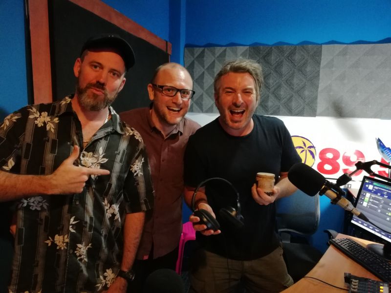MERLIN BEACH COMEDY ROADSHOW - RO CAMPBELL and SCOTT MITCHELL- on 'DRIVE ON LIVE 89.5FM' - with JASON WILDER - 08.05.2018