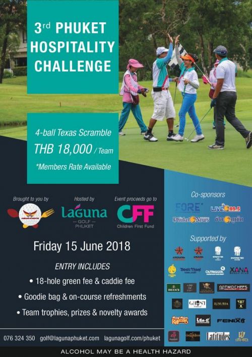 3rd PHUKET HOSPITALITY GOLF CHALLENGE @ LAGUNA GOLF PHUKET - MARK CAMERON - on ’DRIVE ON LIVE 89.5FM’ WITH JASON WILDER -  IF YOU WANT TO GET A TEAM TOGETHER EMAIL - mark@asean-events.com -  12.06.2018