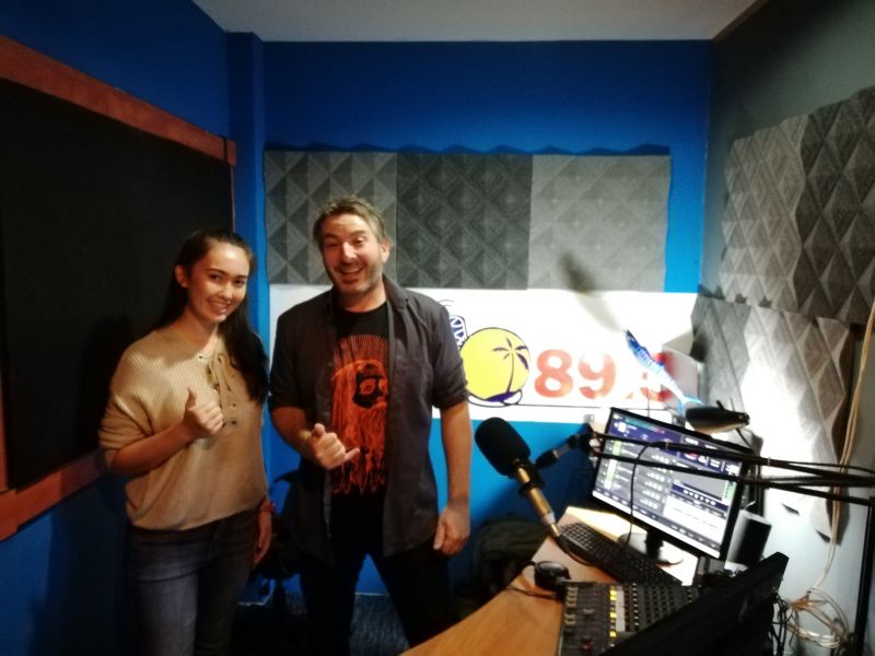 ANDREAH - PHUKET BASED SINGER AND SONG WRITER - on ’DRIVE ON LIVE 89.5FM’ with JASON WILDER . 19-16-2018