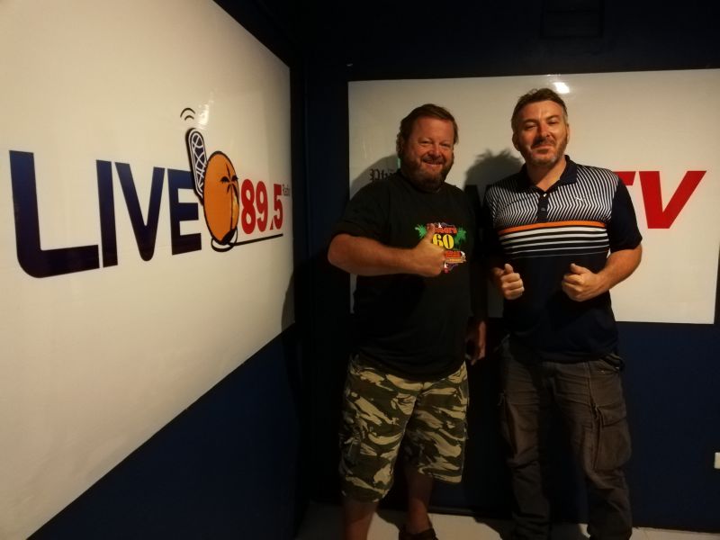 SKAL PHUKET ANNUAL CHARITY DINNER - RICHARD VALENTINE - on ’DRIVE ON LIVE 89.5FM’ - with JASON WILDER - 12.11.2018