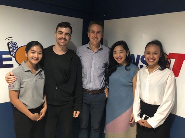 ’K’Pong and Craig Ferguson, Consul-General in Phuket joined Chris this morning to talk about today’s exciting University EXPO at the Novotel Phuket Phokeethra from 1-5pm register - 07.03.2019