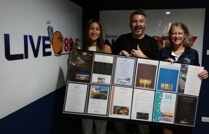 CHOW DOWN FOR CHARITY - ANNA from 'PHUKET HAS BEEN GOOD TO US FOUNDATION' - on 'DRIVE ON LIVE 89.5FM' - 12.11.2019