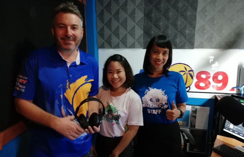 THE 26th LAGUNA PHUKET TRIATHLON - KHUN NATE & KHUN NIN - on 'DRIVE ON LIVE 89.5FM' - with JASON WILDER - 14.11.2019
