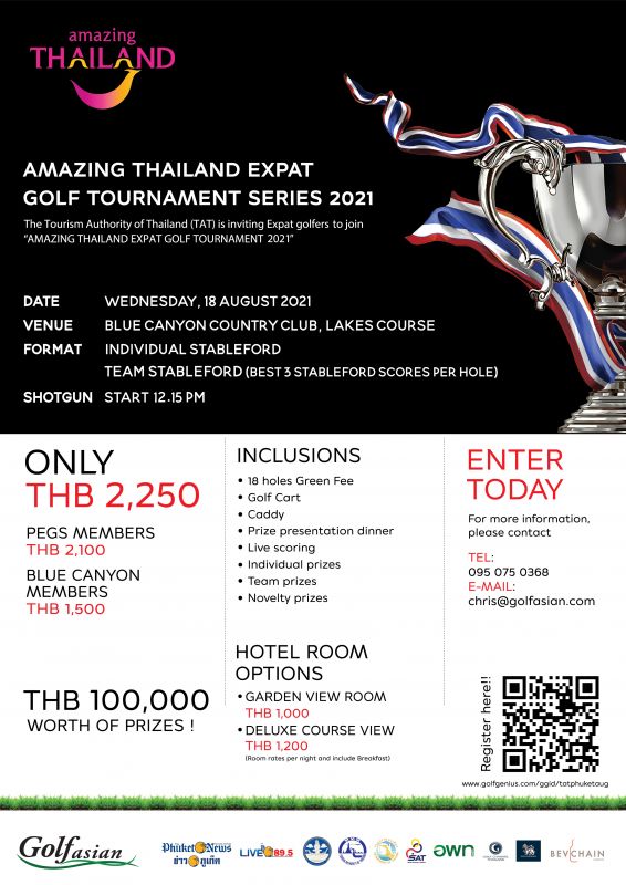 THE AMAZING THAILAND EXPAT GOLF TOURNAMENT 2021 - CHRIS WATSON - on ’DRIVE ON LIVE 89.5FM’ - with JASON WILDER - 28.07.2021