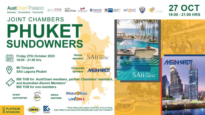 Sam Hanna on the October Phuket Sundowners!