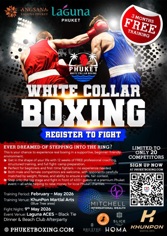 Phuket White Collar Boxing with Paul Judge!